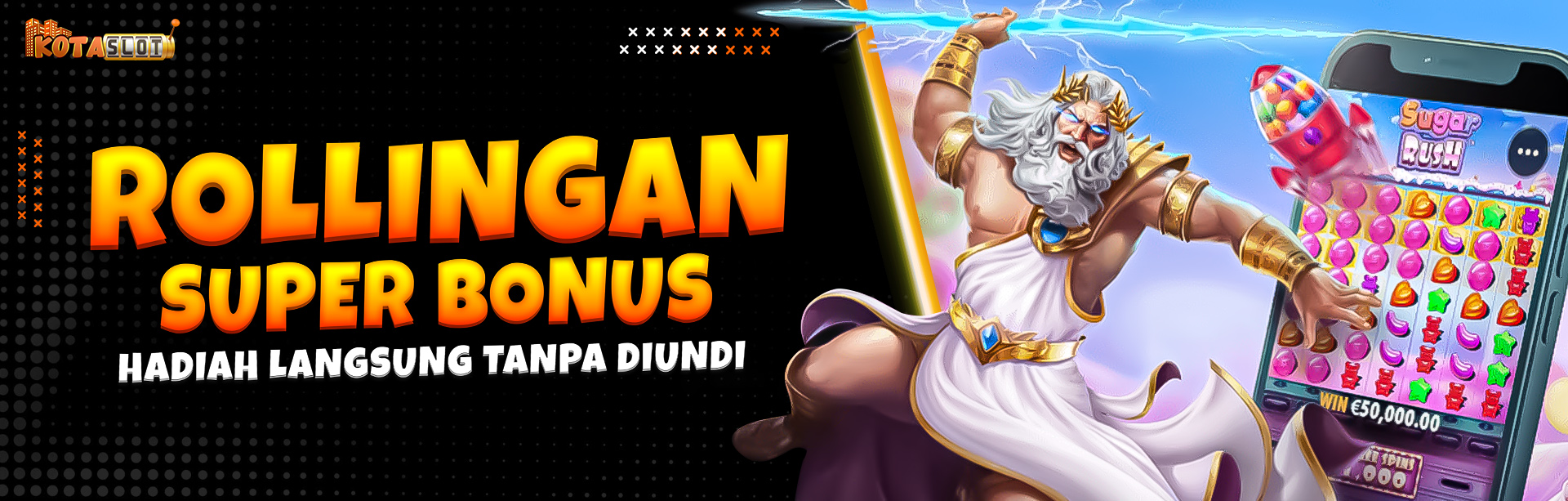 SUPER BONUS ROLLINGAN HARIAN