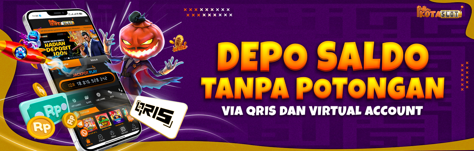 DEPO SALDO TANPA POTONGAN